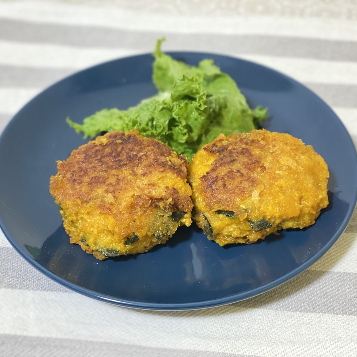 お豆腐カボチャコロッケ